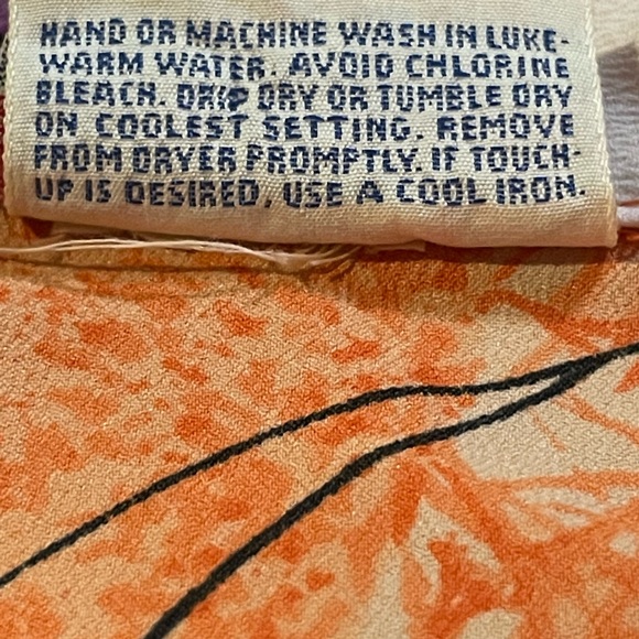 VINTAGE 70’s PYKETTES COLORFUL FLORAL BUTTON DOWN LONG SLEEVE SHIRT. - Picture 7 of 8